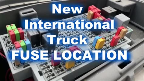 Fuses can be relocated in box as necessary. . 2019 international lt fuse box location